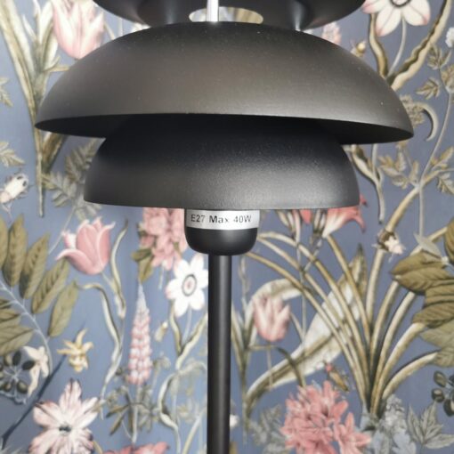 Bordslampa Flora Svart 55 cm - Eklunds Metall