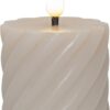 LED BLOCKLJUS FLAMME SWIRL 2-Pack Beige